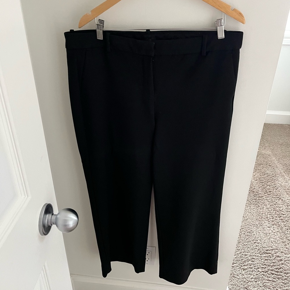 J. Crew Black Cropped Ankle length pants
